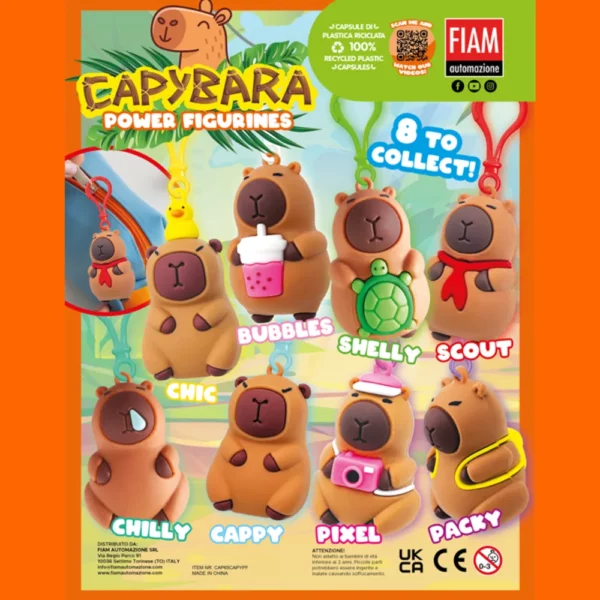 Kapseln CAPYBARA POWER FIGURINES Ø65 mm
