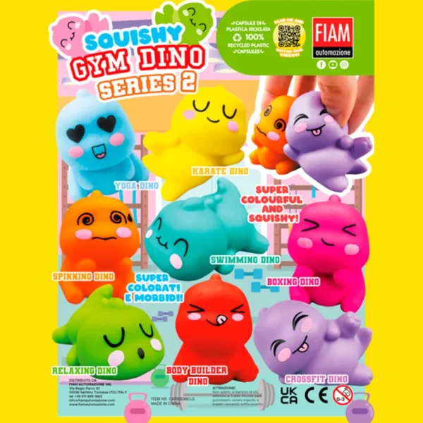 SQUISHY GYM DINO SERIES 2